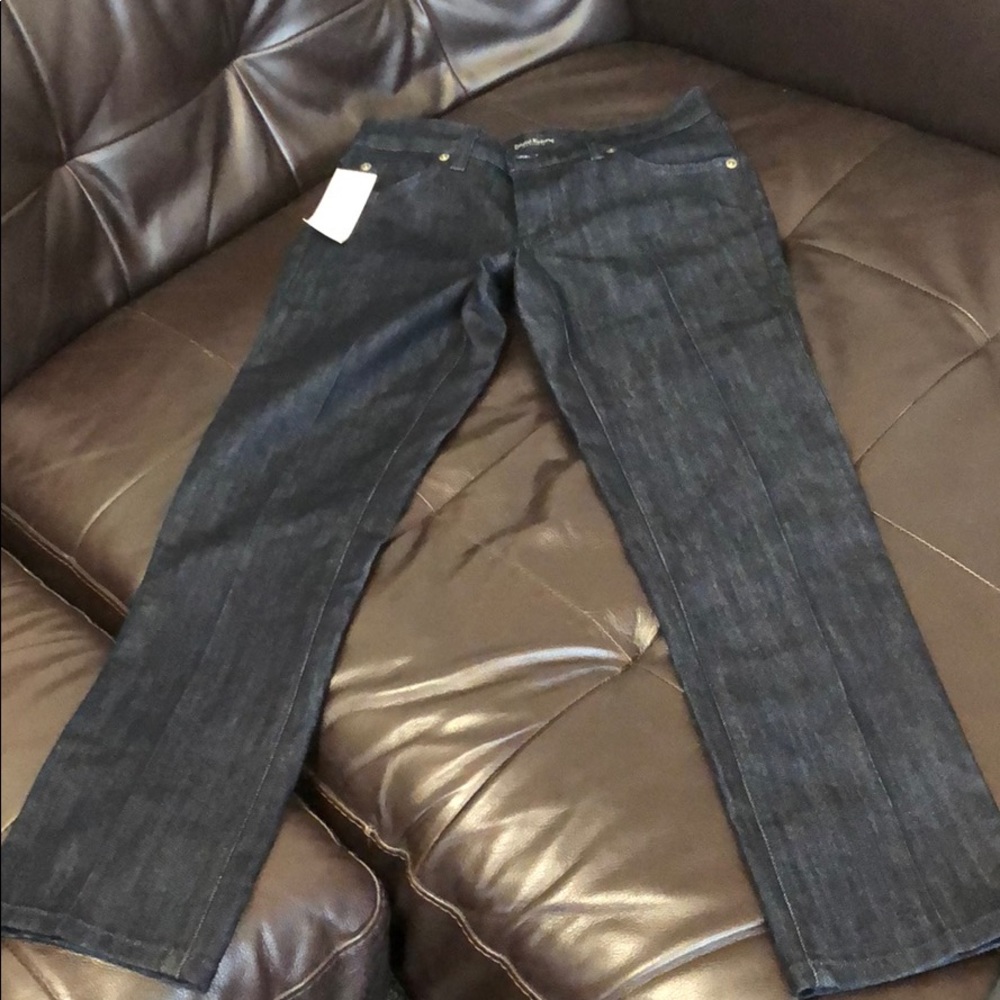 Dark blue jeans!